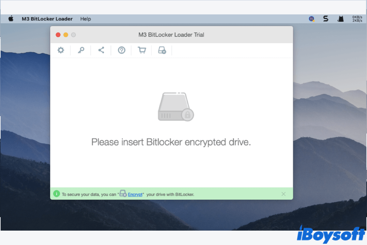 Mac用BitLocker To Go無料ダウンロード